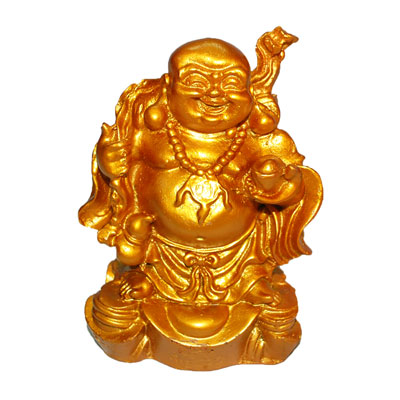 "Laughing Buddha (Height 13cm) - code 1111-1 - Click here to View more details about this Product